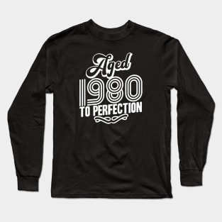 Aged to Perfection, 1980! Long Sleeve T-Shirt